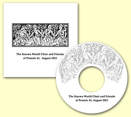CD cover - SCA Known World Choir at Pennsic 41